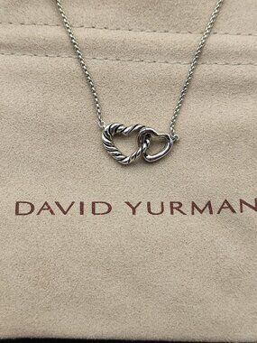 David Yurman 925 Silver Necklaces with Original Pouch